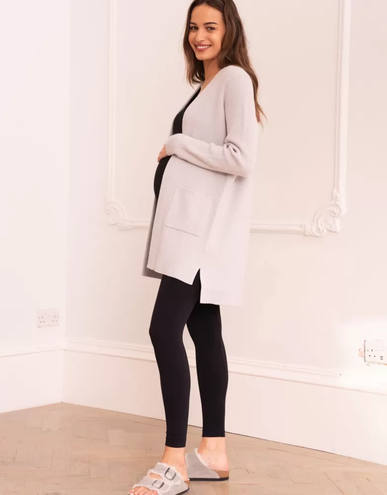 Shop Gebreide cardigan van viscosemix met opgestikte zakken | Truien | Loungewear