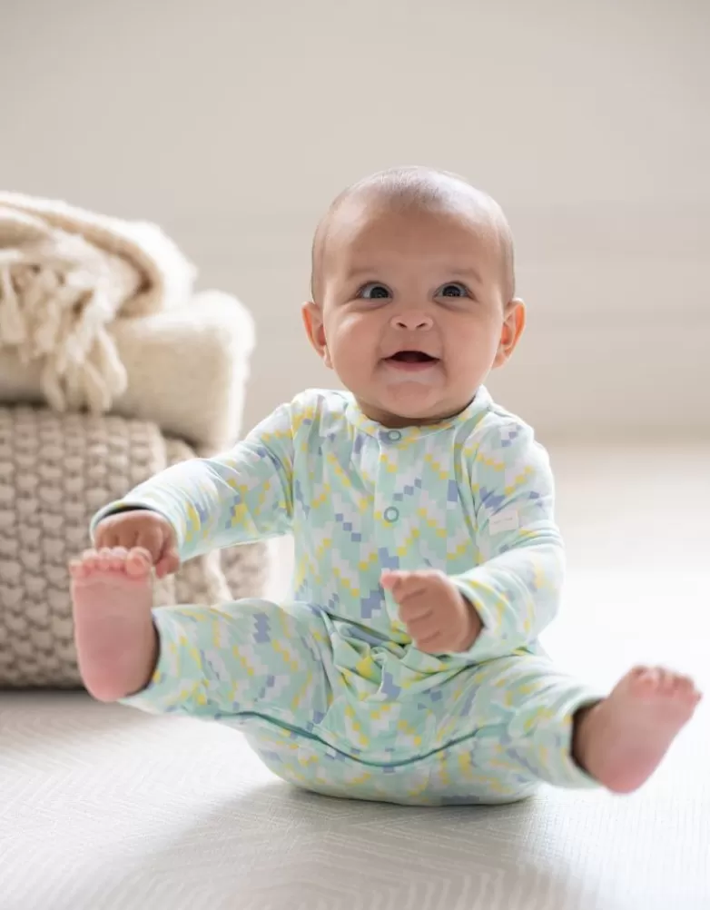 Shop Set met slaappakje en slabbetje, biologisch katoen, handige rits | CARIPOD™ | Baby Cadeau