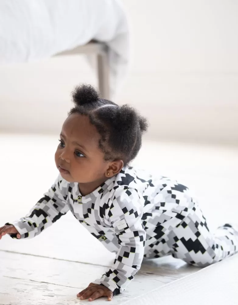 Outlet Set met slaappakje en slabbetje, biologisch katoen, handige rits | CARIPOD™ | Baby Cadeau
