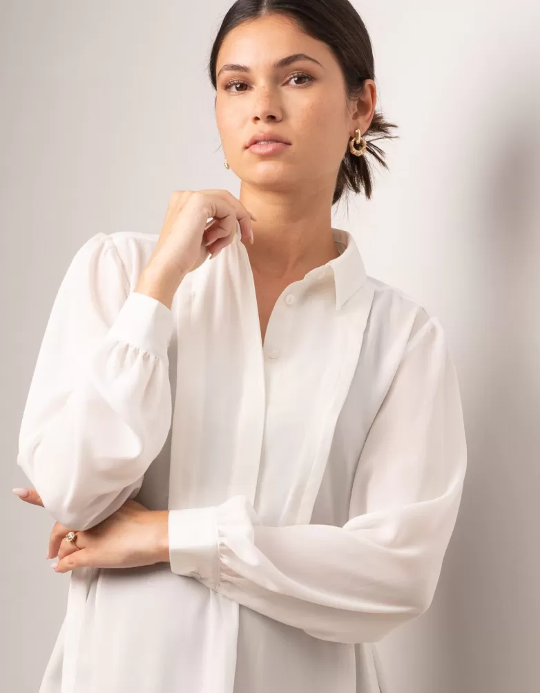New Witte blouse voor zwangerschap, borstvoeding en afkolven | Alle Verzorgingskleding | Hoodies & Tops
